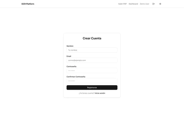 OCR Platform